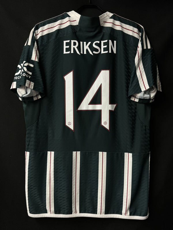 【2023/24】マンチェスター・ユナイテッド（A）/ CONDITION：A / SIZE：XL / #14 / ERIKSEN / カップ戦用マーキング / オーセンティック