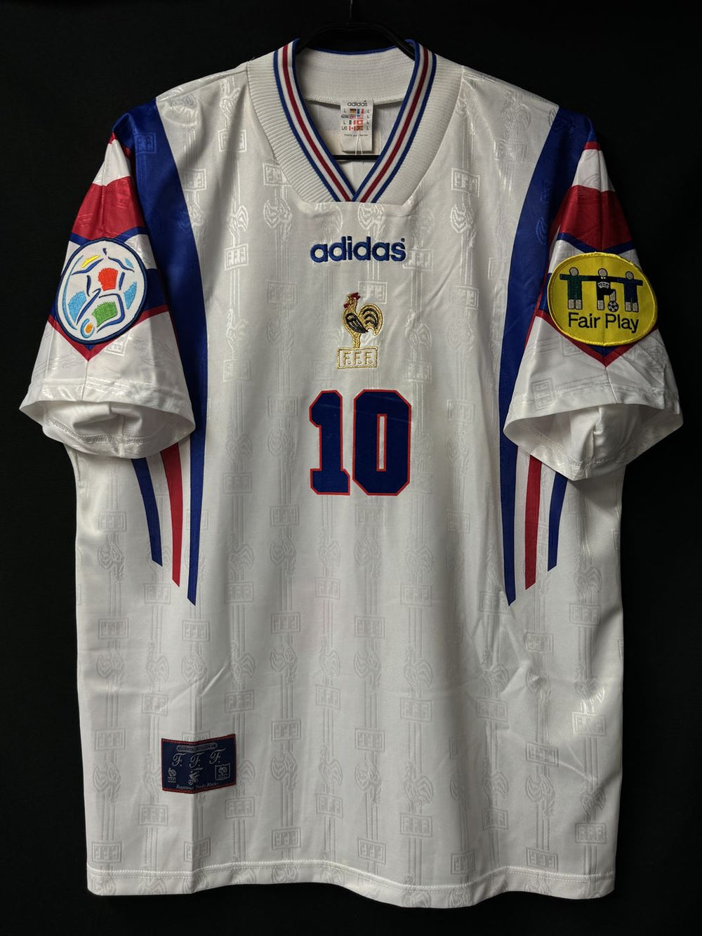 【新品未使用】UEFA EURO '96フランス代表　ジダン フランス代表96 EURO ジダンサイズL