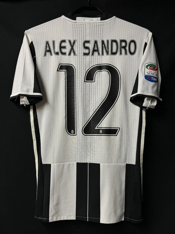 【2016/17】ユベントス（H）/ CONDITION：B / SIZE：S / #12 / ALEX SANDRO / セリエA、コッカルダ、スクデットパッチ / オーセンティック