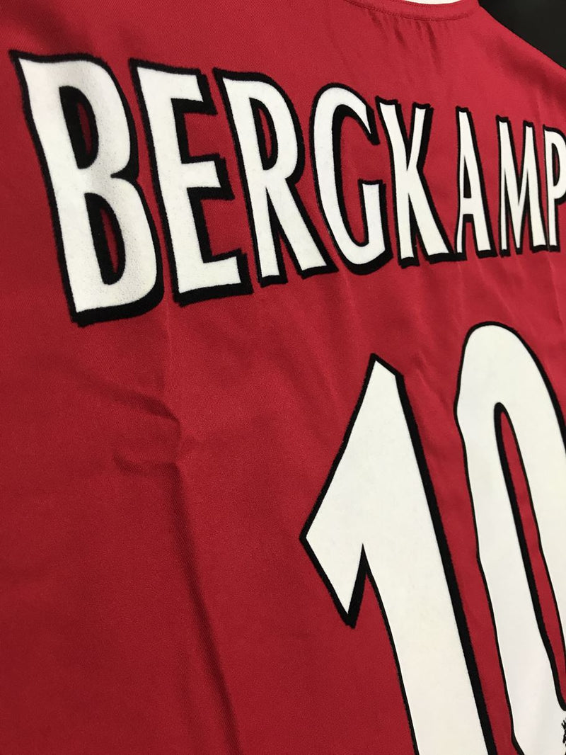 【2003/04】アーセナル（H) / CONDITION：New / SIZE：XL / #10 / BERGKAMP / プレミアパッチ