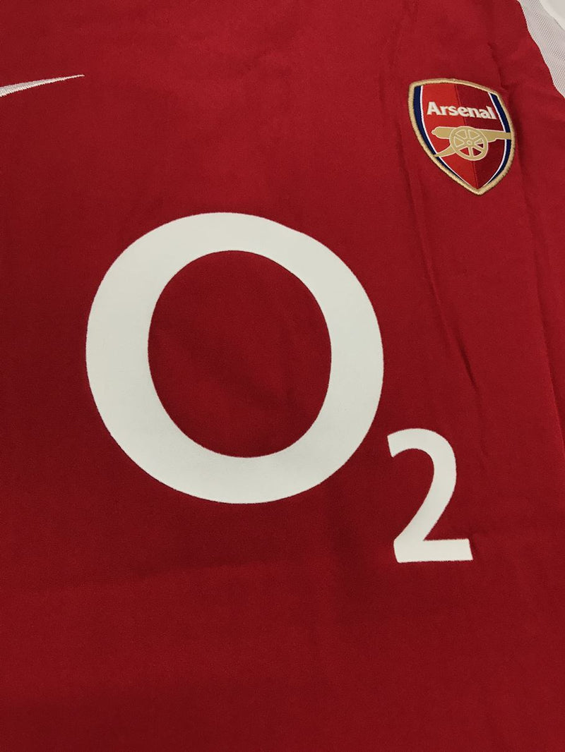 【2003/04】アーセナル（H) / CONDITION：New / SIZE：XL / #10 / BERGKAMP / プレミアパッチ