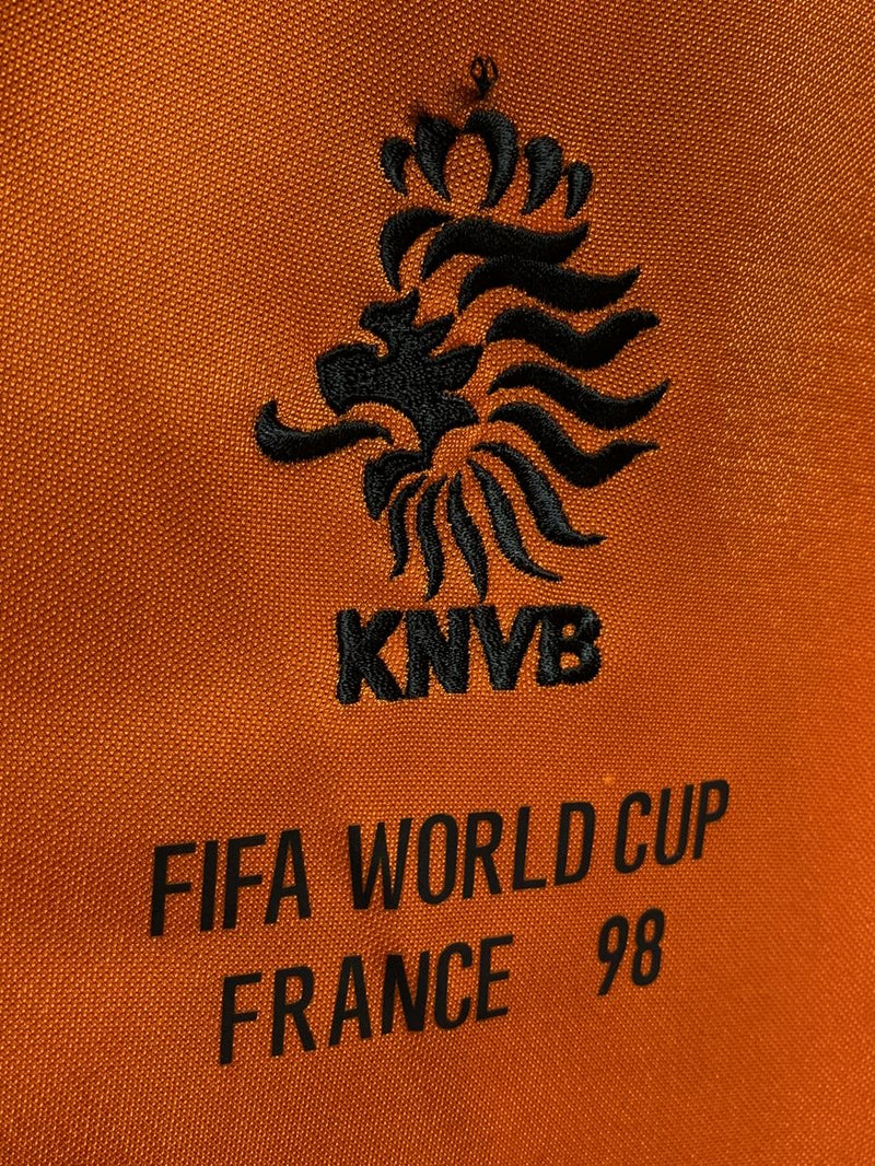 【1998】オランダ代表（H）/ CONDITION：B / SIZE：L / #4 / F. de BOER / W杯フランス大会パッチ