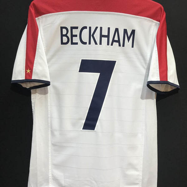 2003/05】イングランド代表（H）/ CONDITION：A / SIZE：S / #7 / BECKHAM – Vintage Sports  Football Store