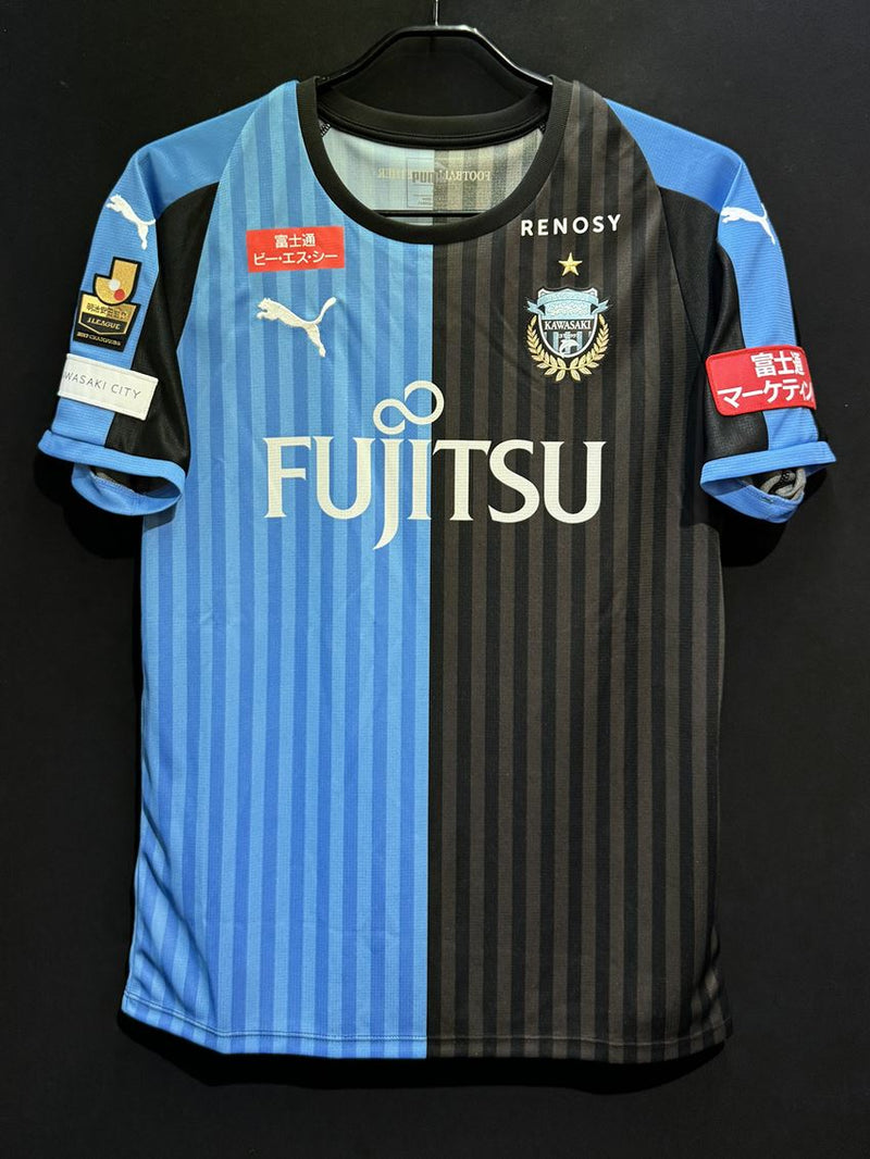 【2018】川崎フロンターレ（H）/ CONDITION：NEW / SIZE：M（日本規格）/ 両鎖骨スポンサーつき