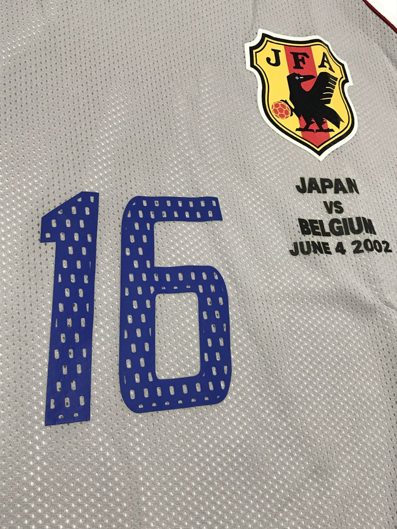 【2002】日本代表（A）/ CONDITION：B+ / SIZE：L（日本規格）/ #16 / K.NAKATA / W杯ベルギー戦仕様 / オーセンティック