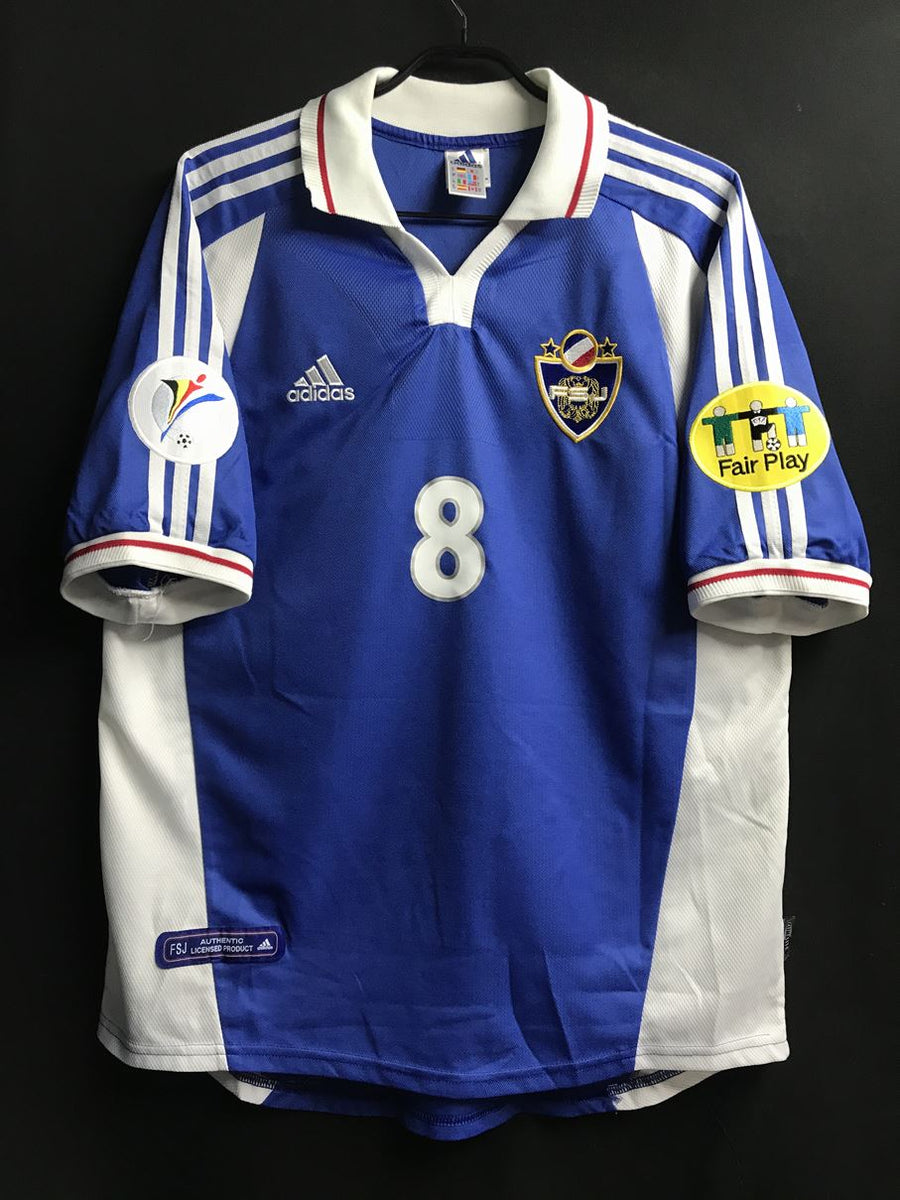 送料無料 adidas 2000年ユーゴスラビア代表ユニフォームMサイズ