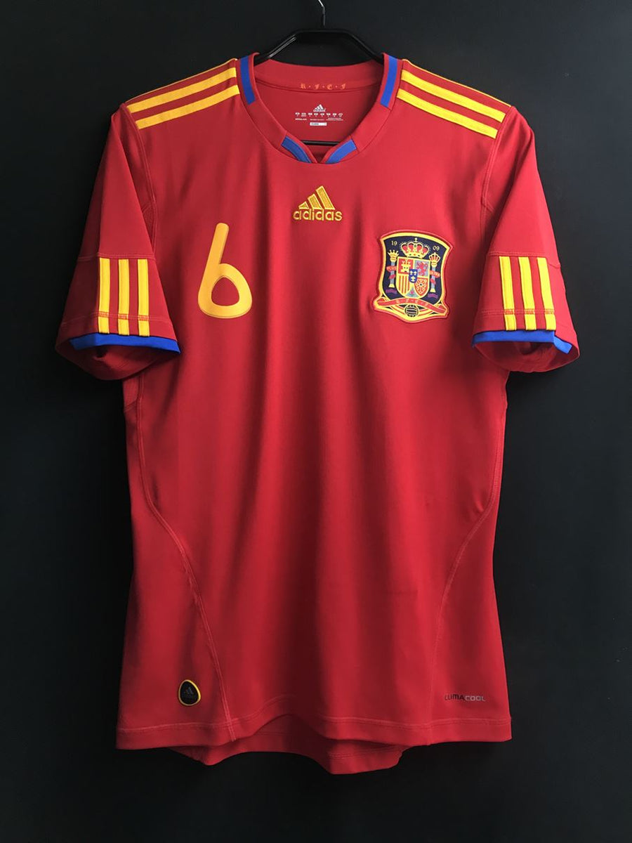 2010】スペイン代表（H）/ CONDITION：A / SIZE：S / #6 / A.INIESTA – Vintage Sports  Football Store