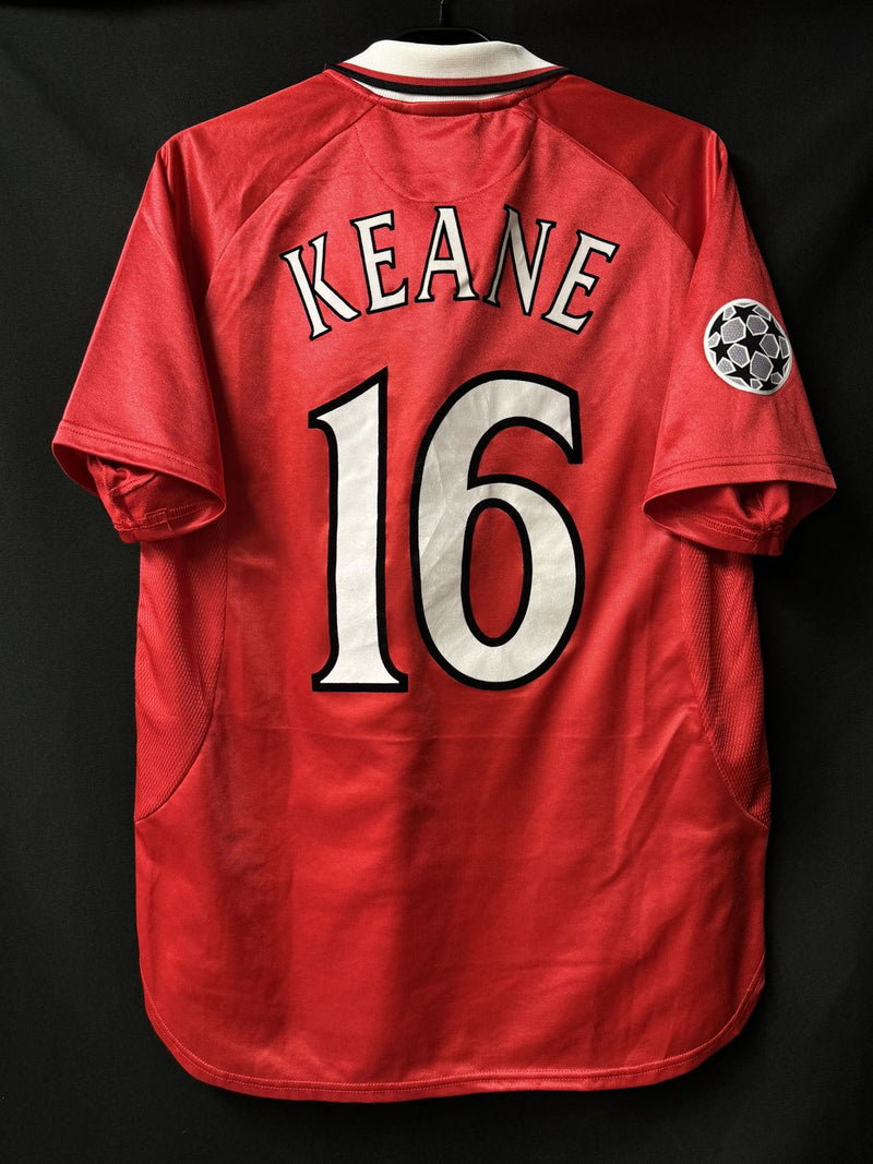 【1999/2000】マンチェスター・ユナイテッド（UCL/Home）/ CONDITION：A- / SIZE：L / #16 / KEANE / UCLパッチ