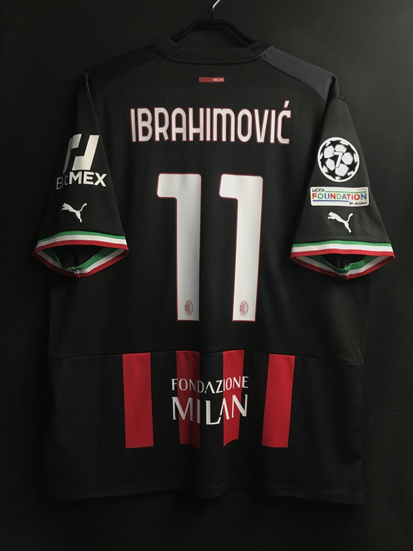 【2022/23】ACミラン（H）/ CONDITION：New / SIZE：XL / #11 / IBRAHIMOVIĆ / UCL仕様