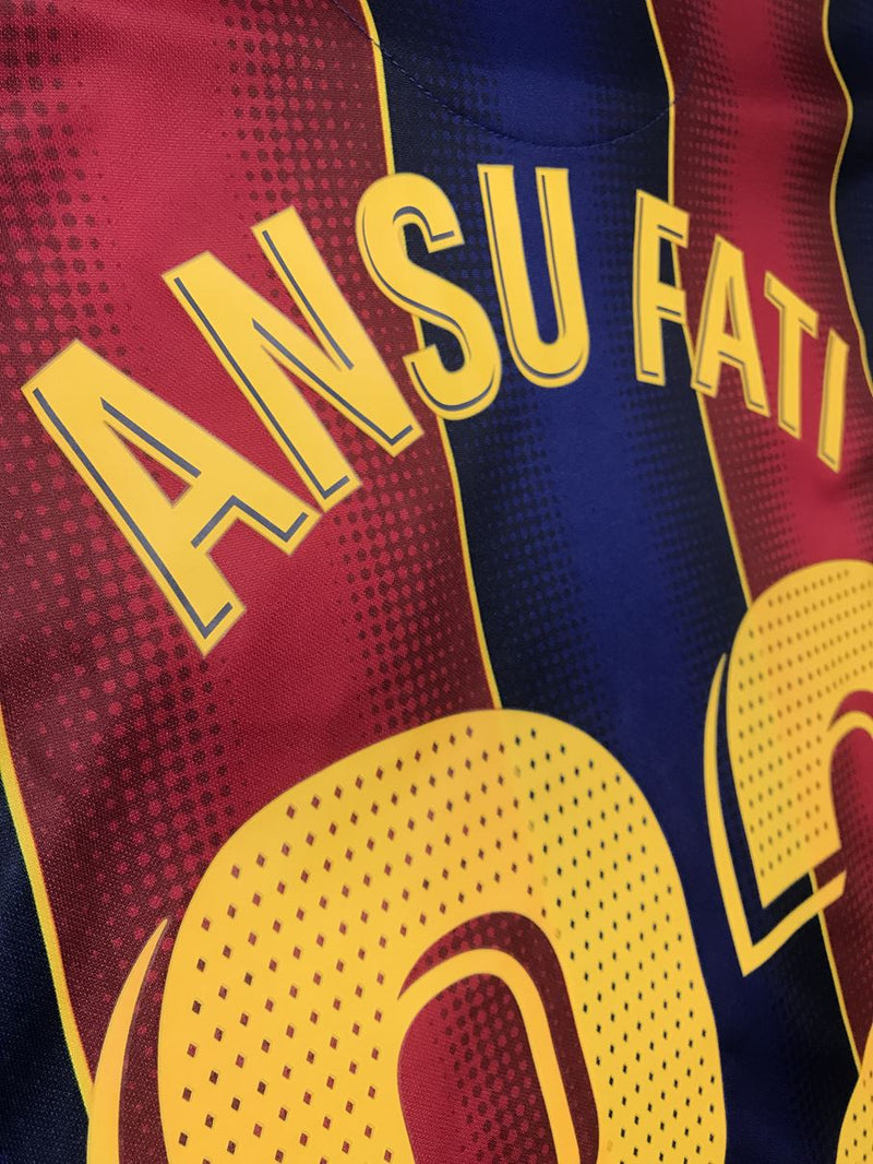 2020/21】バルセロナ（H）/ CONDITION：A / SIZE：M / #22 / ANSU FATI – Vintage Sports  Football Store