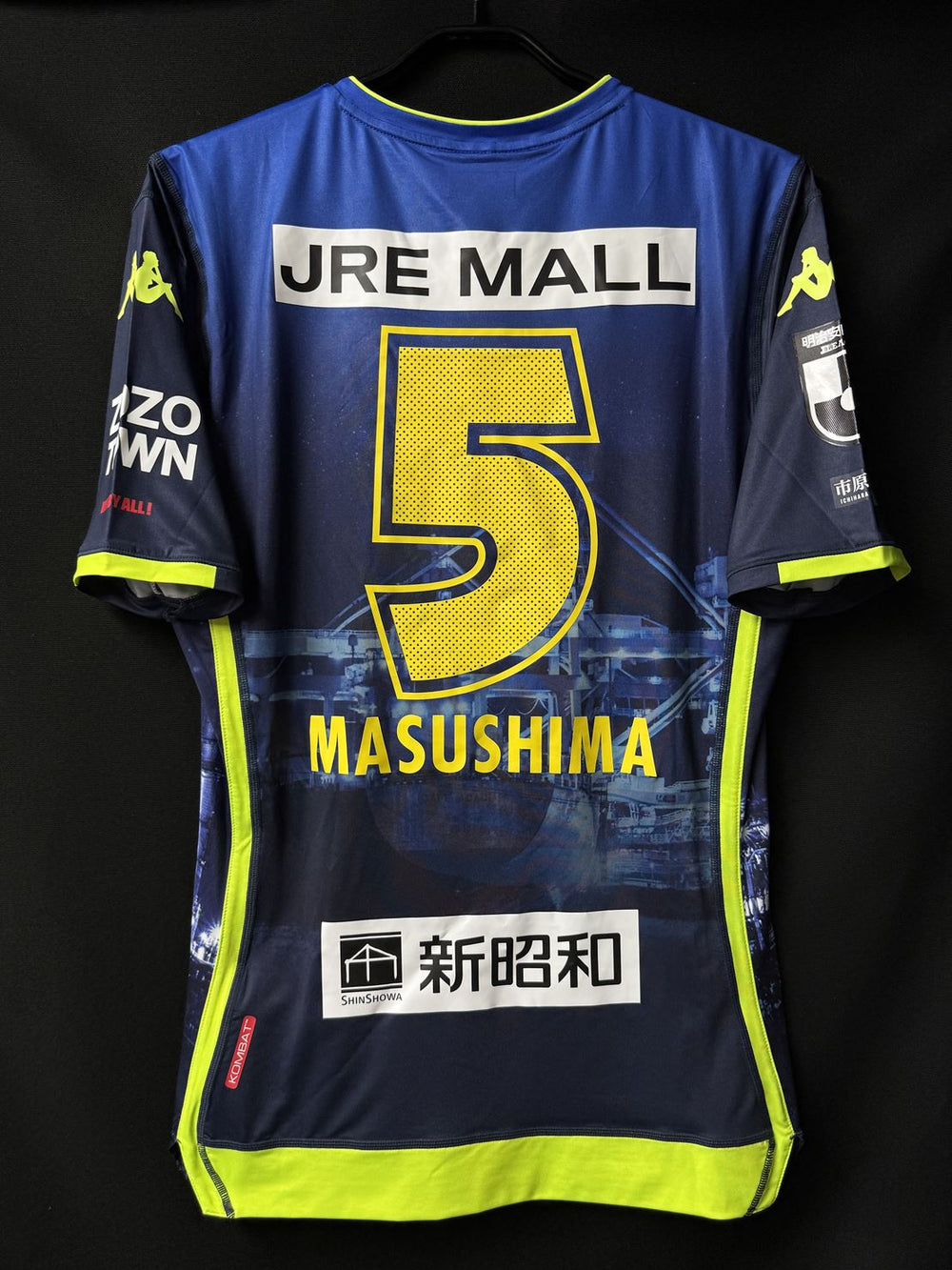 【2019】ジェフユナイテッド市原・千葉（Limited）/ CONDITION：A / SIZE：O（日本規格）/ #5 / MASUSHIMA /  サマーナイトユニフォーム（工場夜景Ver.）