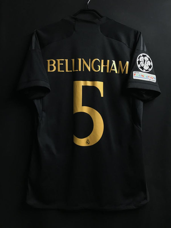 【2023/24】レアル・マドリード（3rd) / CONDITION：B+ / SIZE：XL（日本規格）/ #5 / BELLINGHAM / UCL仕様