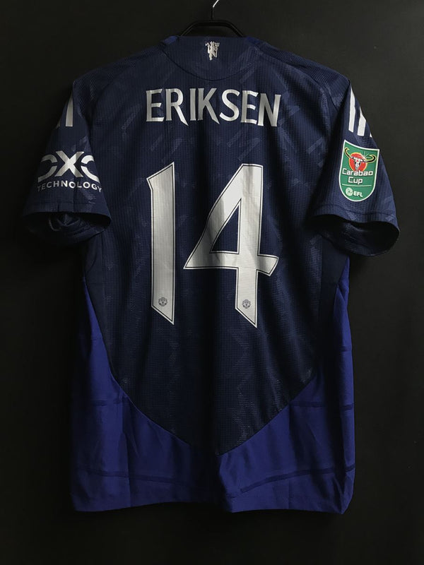 【2024/25】マンチェスター・ユナイテッド（A）/ CONDITION：A- / SIZE：M / #14 / ERIKSEN / カラバオ杯仕様 / オーセンティック