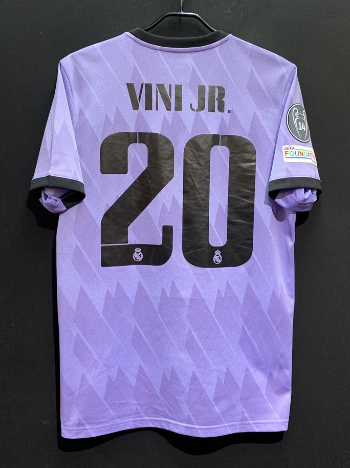 【2022/23】レアル・マドリード（A）/ CONDITION：B / SIZE：O（日本規格）/ #20 / VINI JR. / UCL仕様