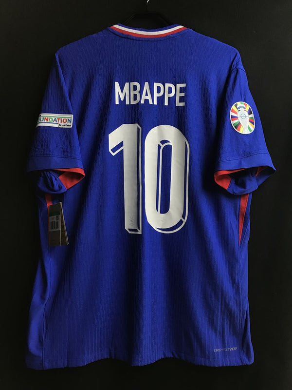 【2024】フランス代表（H) / CONDITION：New / SIZE：XL / #10 / MBAPPE / EURO2024パッチ / オーセンティック