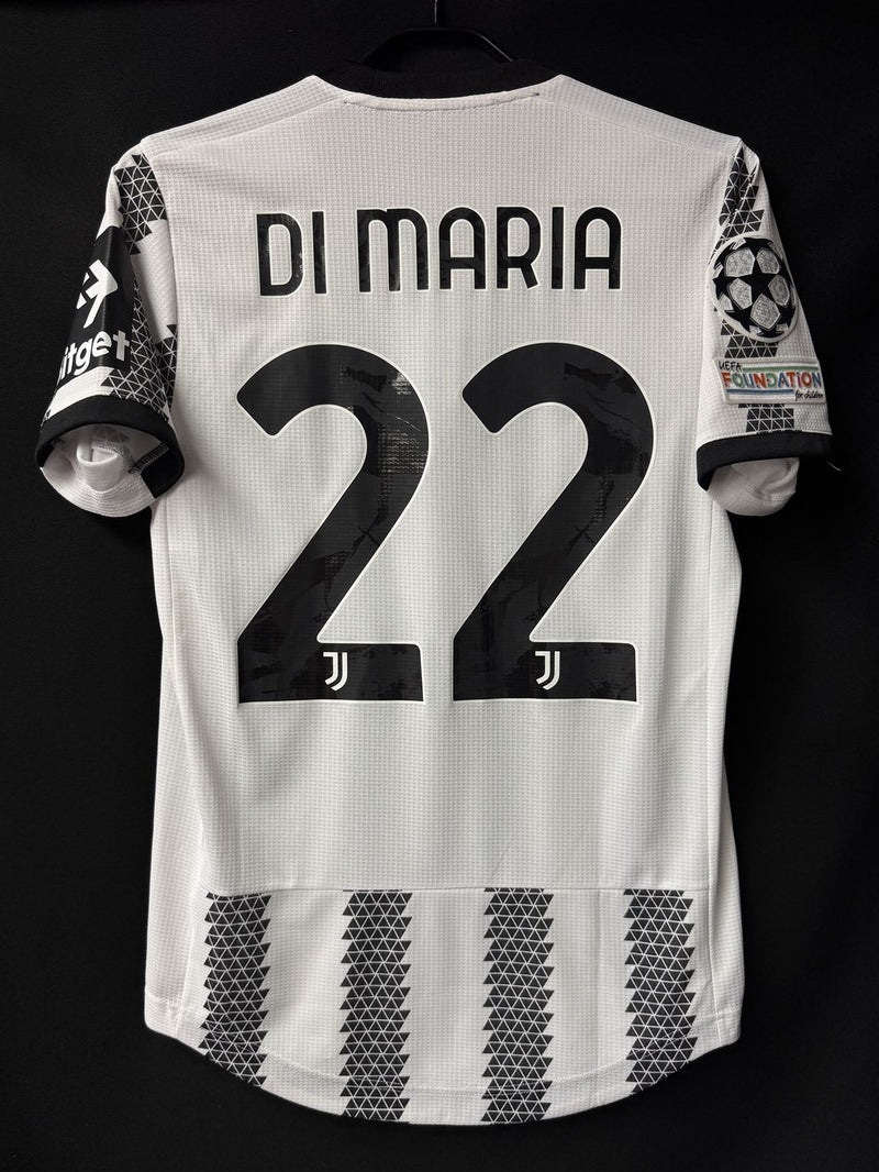 【2022/23】ユベントス（H）/ CONDITION：A / SIZE：S（日本規格）/ #22 / DI MARIA / UCL仕様 / オーセンティック