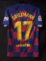 【2019/20】バルセロナ（H）/ CONDITION：A- / SIZE：S / #17 / GRIEZMANN