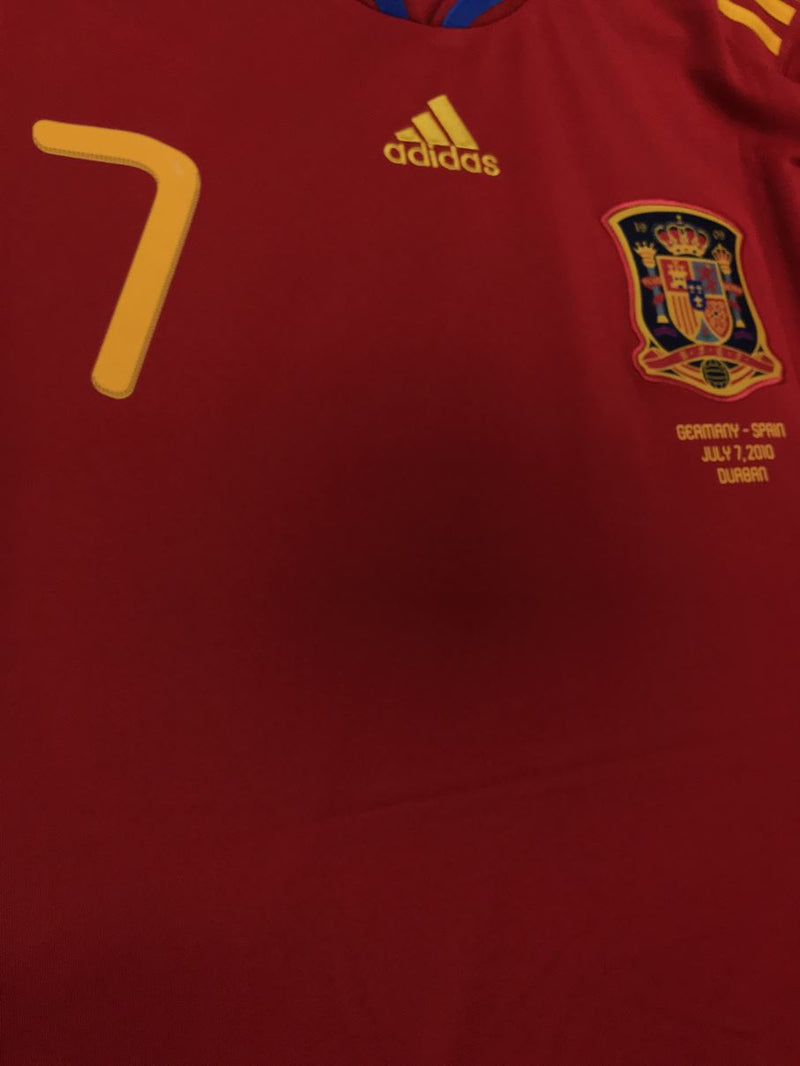 【2010】スペイン代表（H）/ CONDITION：New / SIZE：L / #7 / DAVID VILLA / W杯ドイツ戦仕様