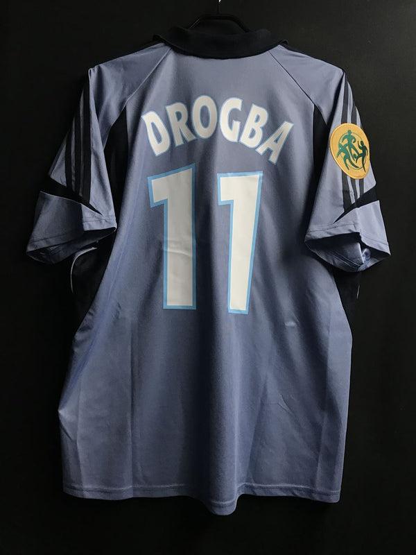 【2003/04】マルセイユ（CUP/3rd）/ Condition：A / Size：M / #11 / DROGBA / UEFAカップファイナルパッチ