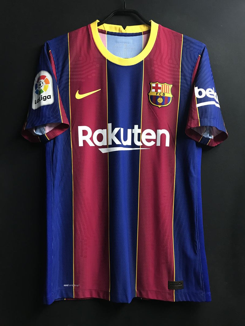 【2020/21】バルセロナ（H) / CONDITION：A / SIZE：S / #10 / MESSI / LFPパッチ / オーセンティック