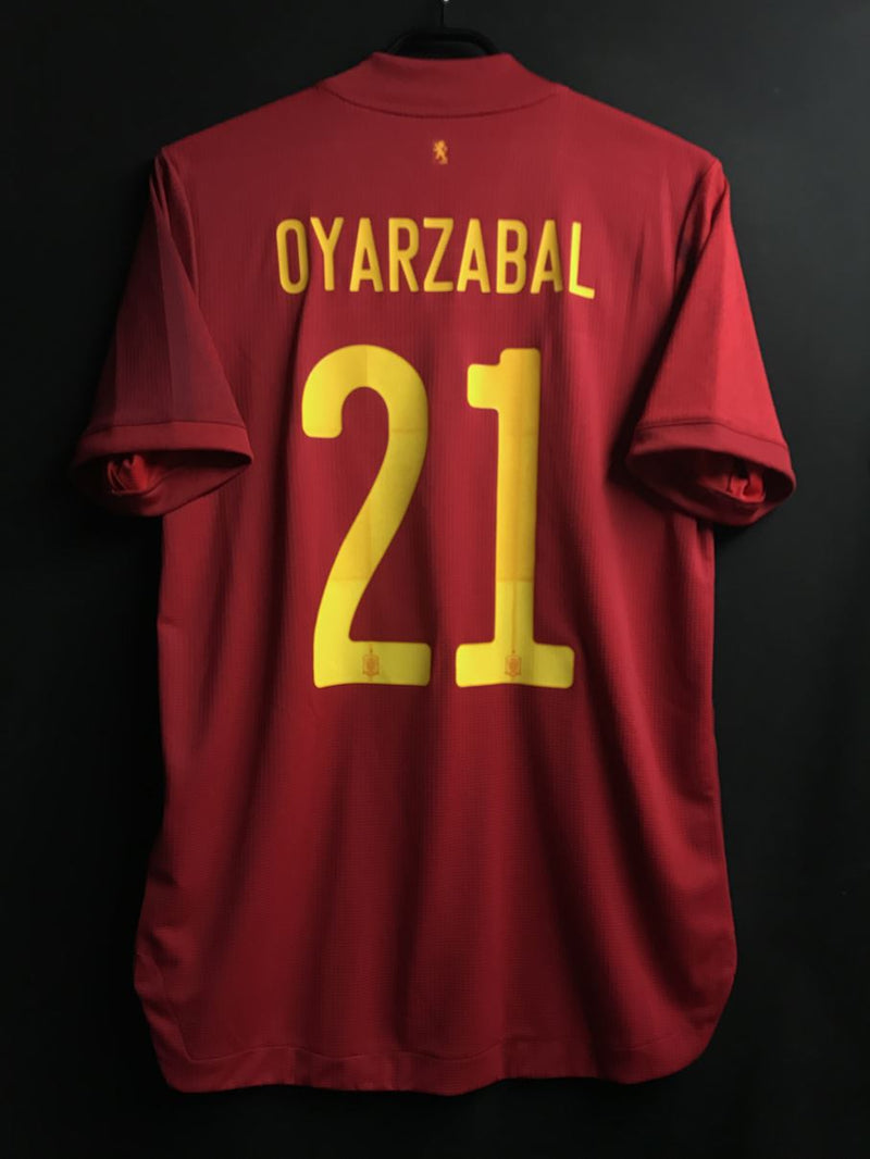 【2020/21】スペイン代表（H）/ Condition：New / Size：O（日本規格）/ #21 / OYARZABAL / オーセンティック