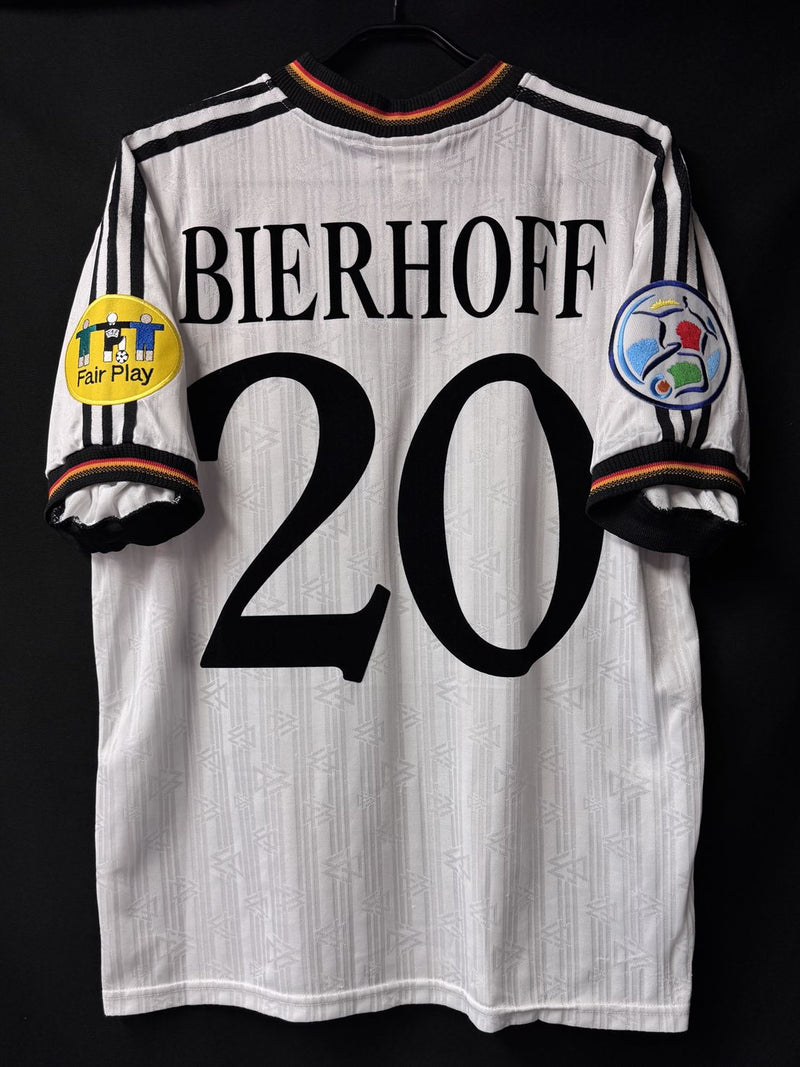 【1996】ドイツ代表（H）/ CONDITION：B+ / SIZE：L / #20 / BIERHOFF / EURO1996パッチ