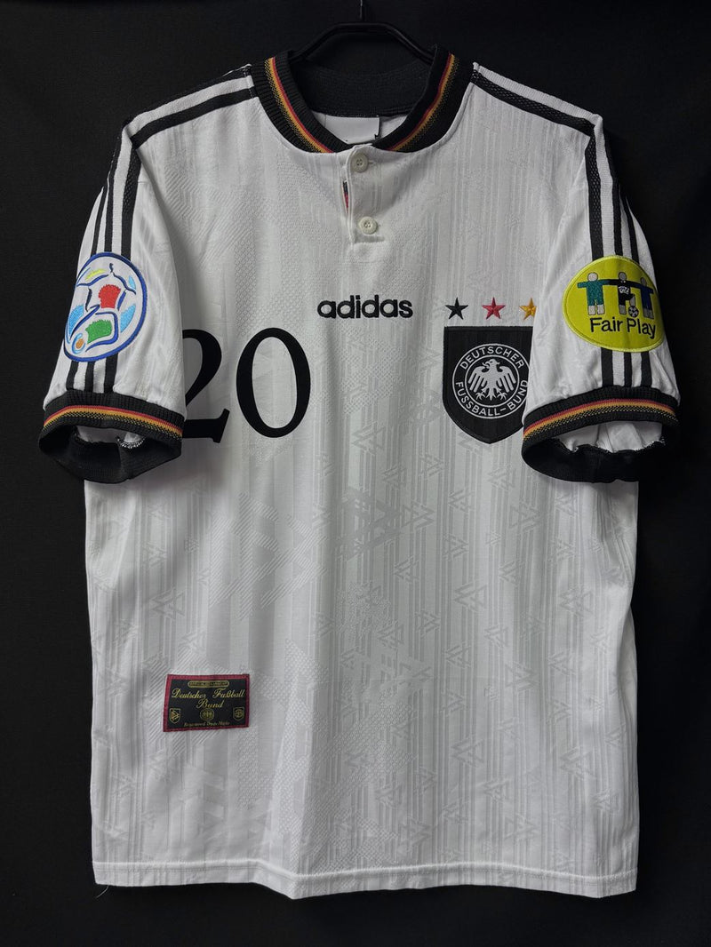 【1996】ドイツ代表（H）/ CONDITION：B+ / SIZE：L / #20 / BIERHOFF / EURO1996パッチ