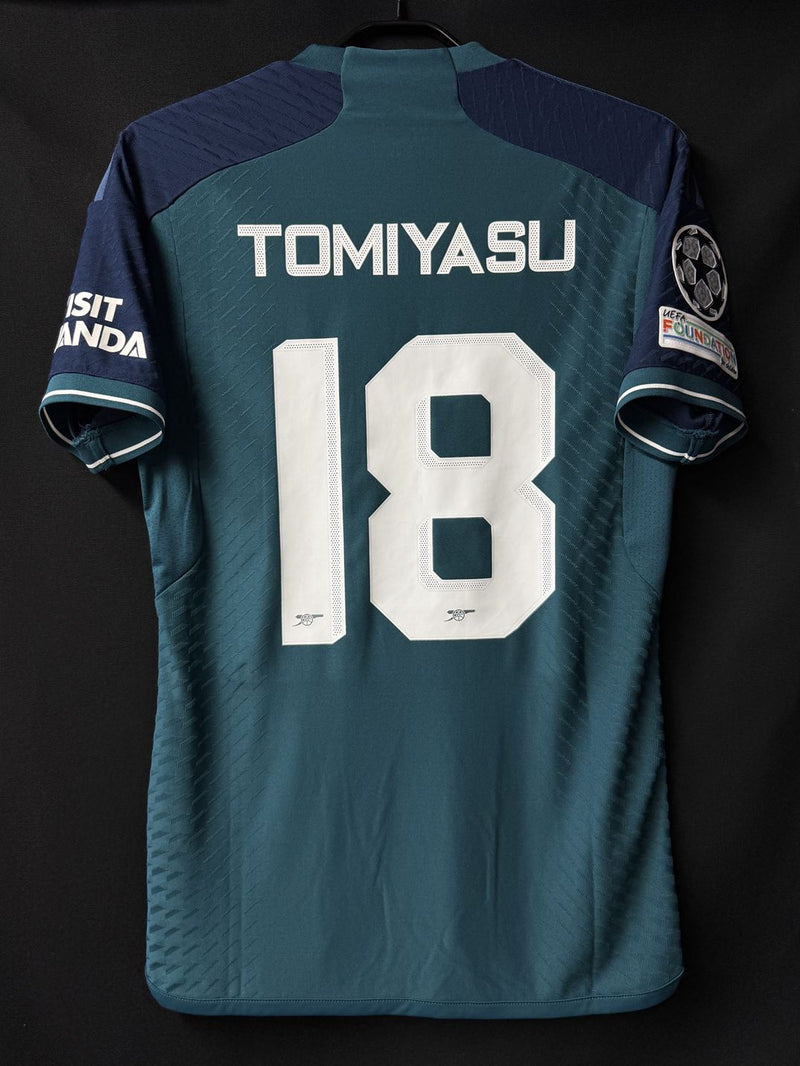 【2023/24】アーセナル（3rd）/ CONDITION：A / SIZE：S（日本規格）/ #18 / TOMIYASU / UCL仕様 / オーセンティック