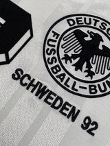 【1992】ドイツ代表（H）/ CONDITION：B+ / SIZE：S / #18 / KLINSMANN / EURO1992刺繍