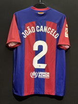 【2023/24】バルセロナ（H）/ CONDITION：B+ / SIZE：L / #2 / JOÃO CANCELO / ラ・リーガ、ラ・リーガチャンピオンパッチ