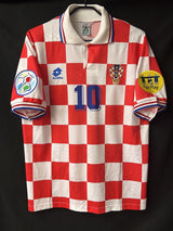 【1996】クロアチア代表（H）/ Conditon：B+ / Size：L / #10 / BOBAN / EURO1996パッチ