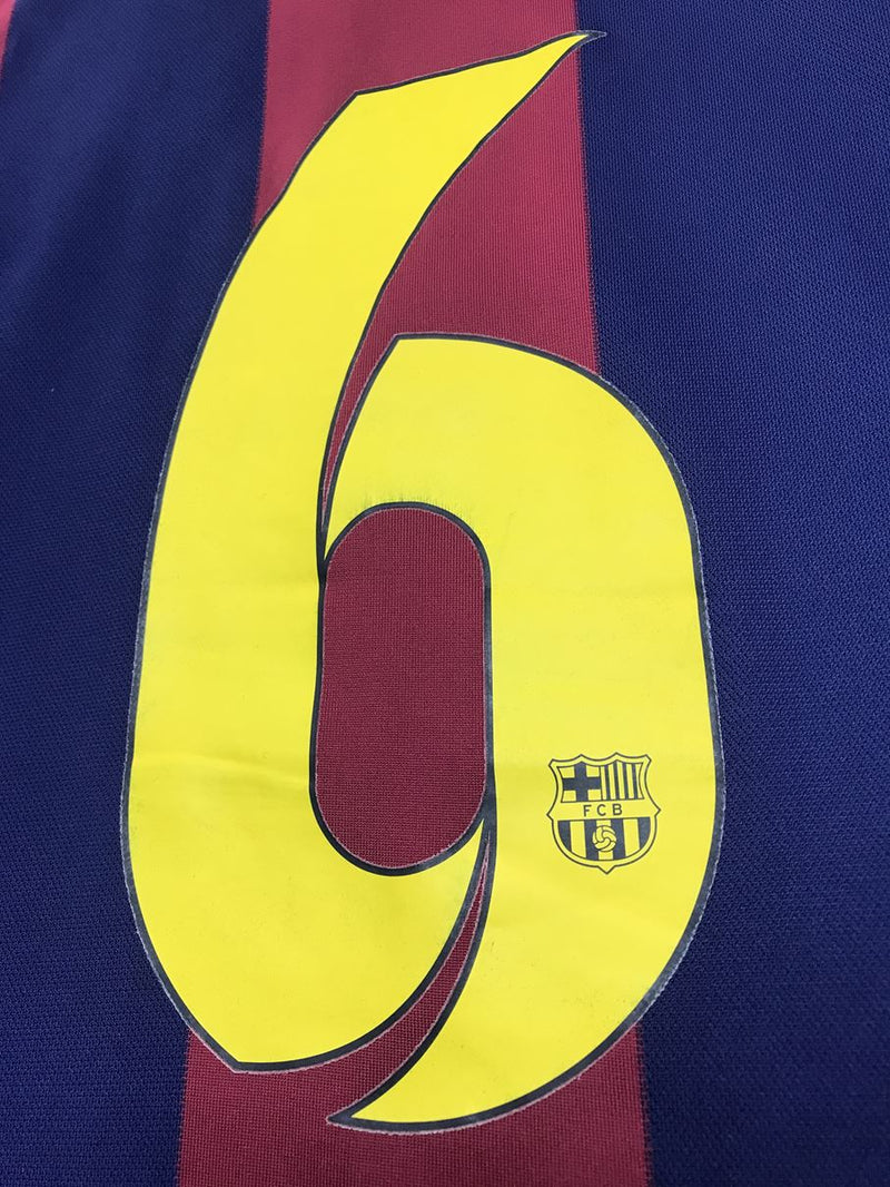 【2014/15】バルセロナ（H）/ CONDITION：B / SIZE：S / #6 / XAVI