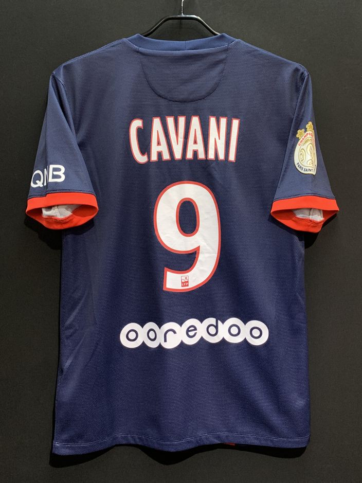 【2013/14】パリ・サンジェルマンFC（H）/ CONDITION：B+ / SIZE：S / #9 / CAVANI / リーグ1チャンピオンパッチ