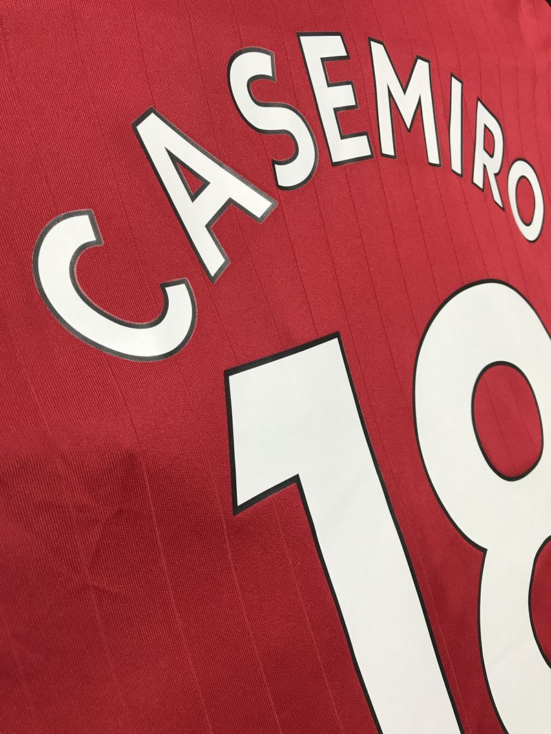 【2022/23】マンチェスター・ユナイテッド（H）/ CONDITION：New / SIZE：S / #18 / CASEMIRO / プレミア、NO ROOM FOR RACISMパッチ