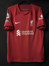 【2022/23】リバプール（H）/ CONDITION：A / SIZE：L / #6 / THIAGO / プレミア、No room for raicismパッチ