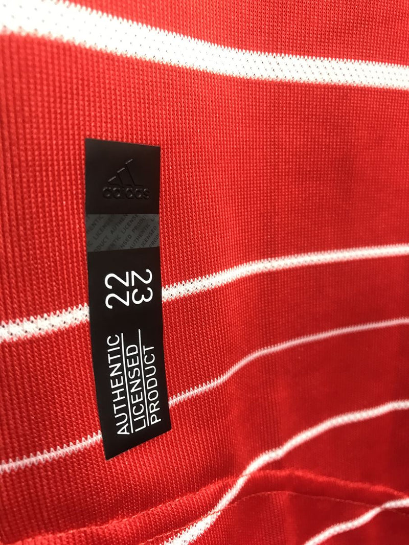 【2022/23】FCバイエルン・ミュンヘン（H）/ CONDITION：NEW / SIZE：O（日本規格）/ #17 / MANÉ / ブンデスリーガチャンピオンパッチ / オーセンティック