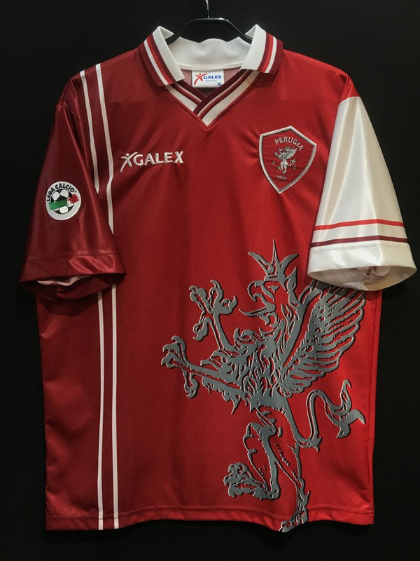 【1998/99】ACペルージャ（H）/ CONDITION：A / SIZE：XL / #7 / NAKATA / レガ・カルチョパッチ