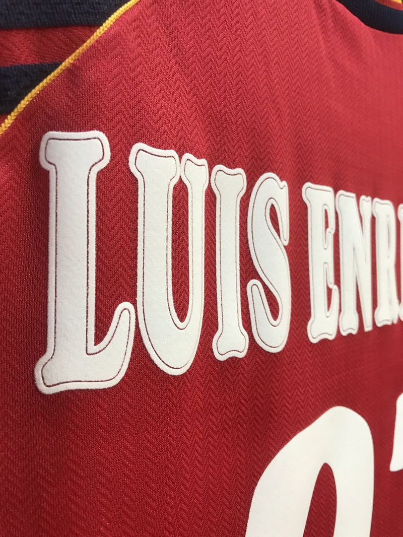 【1998】スペイン代表（H）/ CONDITION：A / SIZE：L / #21 / LUIS ENRIQUE / W杯フランス大会刺繍