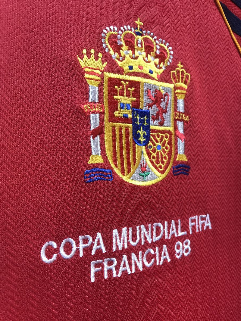 【1998】スペイン代表（H）/ CONDITION：A / SIZE：L / #21 / LUIS ENRIQUE / W杯フランス大会刺繍