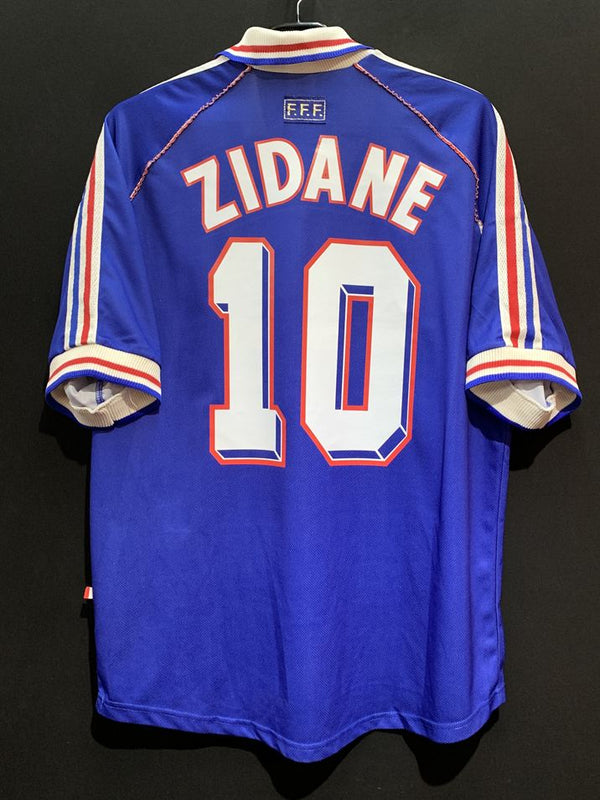 【1998】フランス代表（H）/ CONDITION：B+ / SIZE：L / #10 / ZIDANE