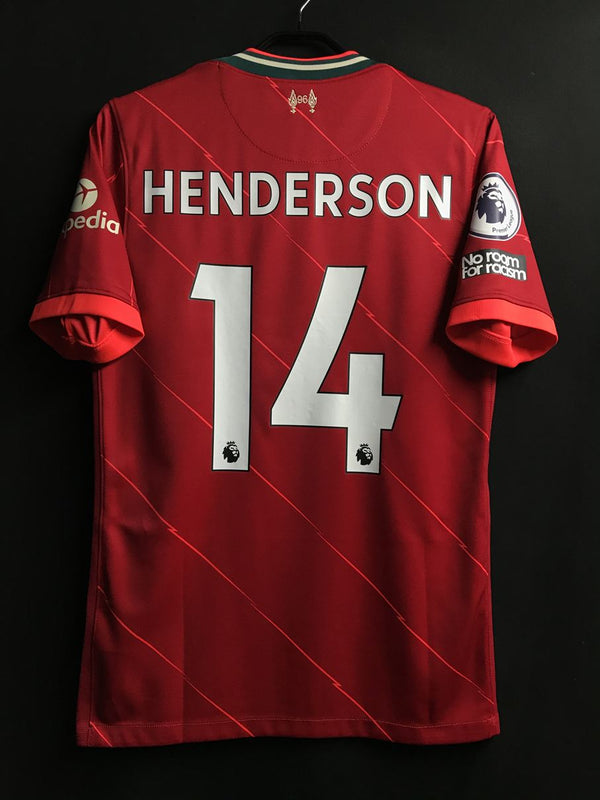 【2021/22】リバプール（H）/ CONDITION：A / SIZE：S / #14 / HENDERSON / プレミア・No room for racismパッチ