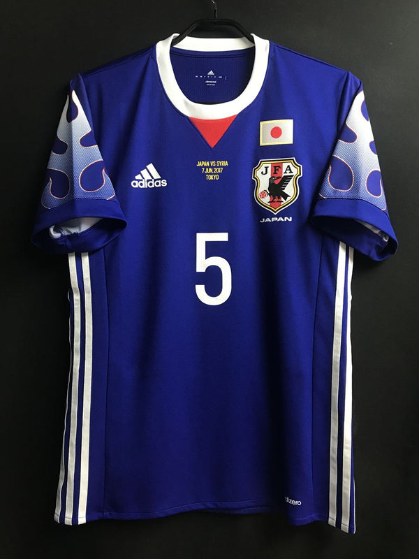 【2017】日本代表（H）/ CONDITION：New / SIZE：L（日本規格）/ #5 / NAGATOMO / シリア代表戦パッチ / W杯初出場20周年記念 / オーセンティック
