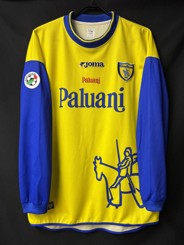 【2002/03】ACキエーヴォ・ヴェローナ（H）/ CONDITION：A- / SIZE：M / #21 / BIERHOFF / レガ・カルチョパッチ