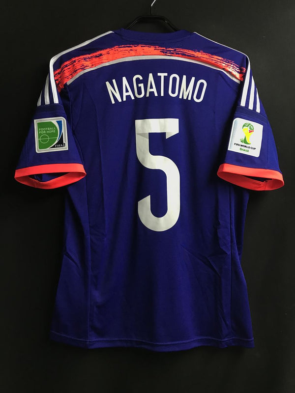 【2014】日本代表（H）/ CONDITION：New / SIZE：L（日本規格）/ #5 / NAGATOMO / ブラジルW杯コートジボワール代表戦仕様