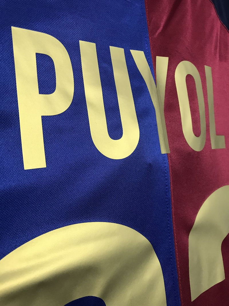 【1999/2000】バルセロナ（H）/ CONDITION：New / SIZE：XL / #32 / PUYOL / UCLパッチ / 復刻版
