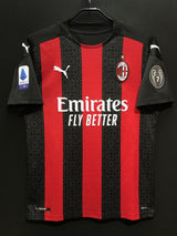 【2020/21】ACミラン（H）/ CONDITION：A / SIZE：S / #11 / IBRAHIMOVIĆ / セリエA、ビッグイヤーパッチ