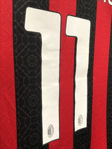 【2020/21】ACミラン（H）/ CONDITION：A / SIZE：S / #11 / IBRAHIMOVIĆ / セリエA、ビッグイヤーパッチ