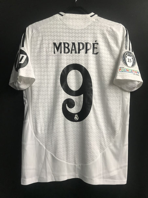 【2024/25】レアル・マドリード（H） / CONDITION：New / SIZE：L / #9 / MBAPPÉ / UCL仕様 / オーセンティック