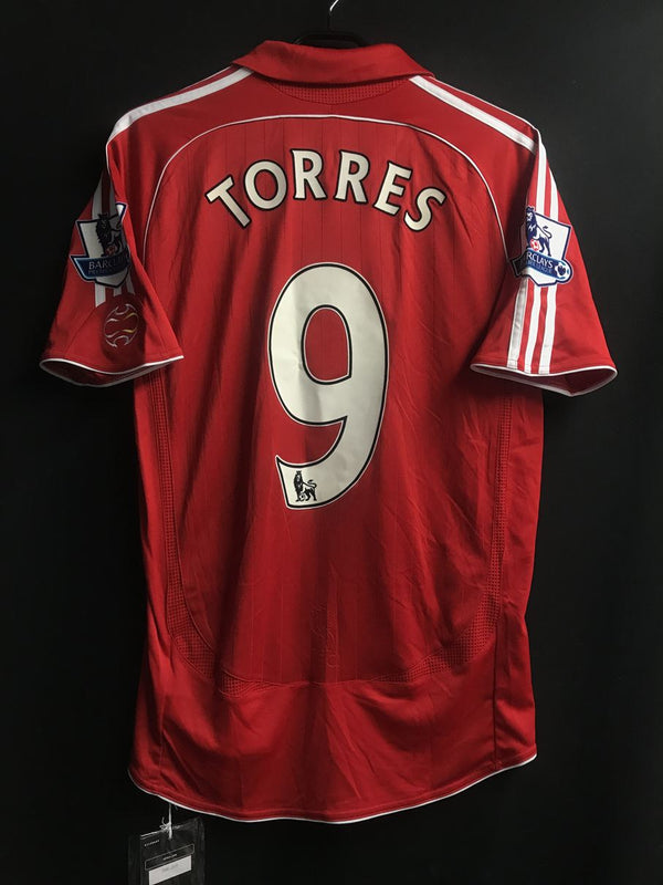 【2007/08】リバプール（H）/ CONDITION：New / SIZE：S / #9 / TORRES / プレミアパッチ