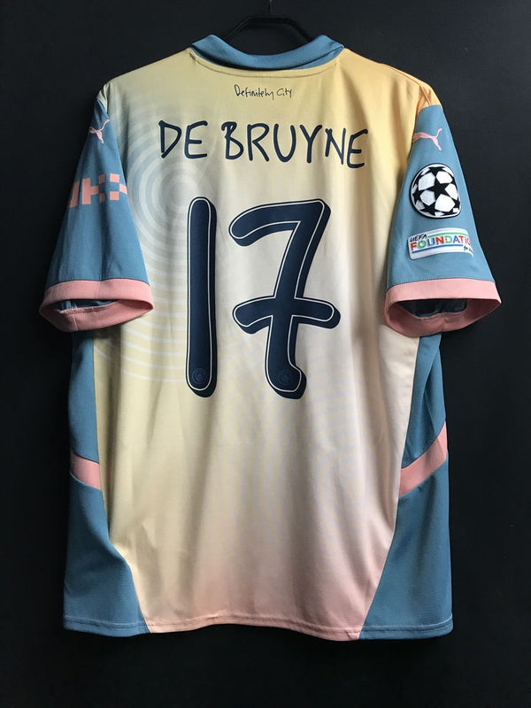 【2024/25】マンチェスター・シティ（4th）/ CONDITION：A / SIZE：XL / #17 / DE BRUYNE / UCL仕様